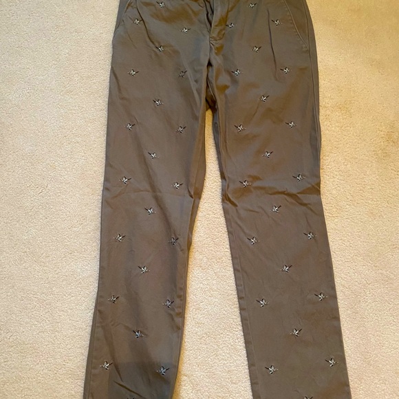 Mens Tommy Hilfiger Beige chinos with Loon design - 32/32 - Picture 1 of 4